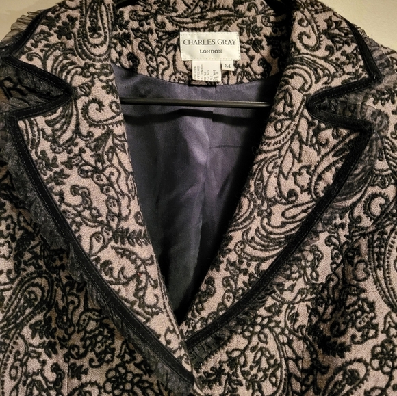 JUST GORGEOUS Coat Charles Gray Size Medium (OFFERS WELCOMED) - Picture 5 of 8